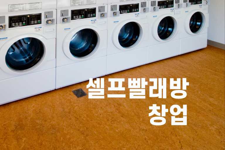 셀프 빨래방 창업 비용과 후기