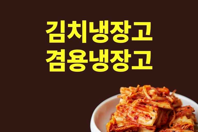 김치냉장고 겸용 냉장고 추천